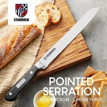Gioventù Serrated Bread Knife - This Ultra-Sharp Kitchen Essential