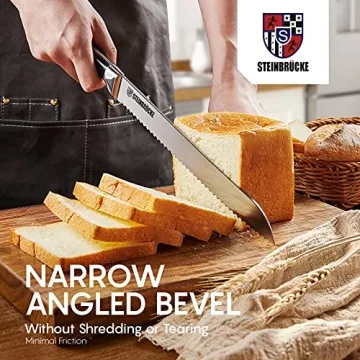 Gioventù Serrated Bread Knife - This Ultra-Sharp Kitchen Essential