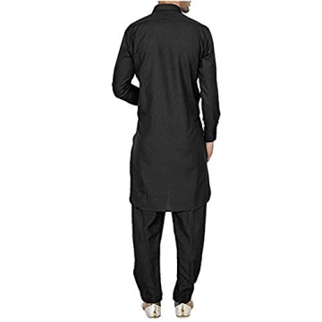 Stylish Black Pathani Kurta Salwar for Men