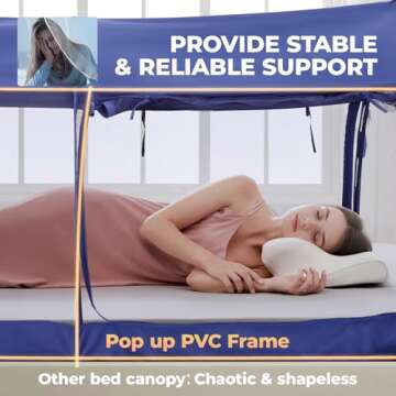 Lightweight Mosquito Net Bed Tent for Peaceful Sleep