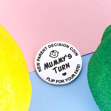 Cute Decision Coin for New Parents Fun Gift Idea