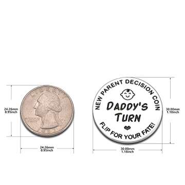 Cute Decision Coin for New Parents Fun Gift Idea