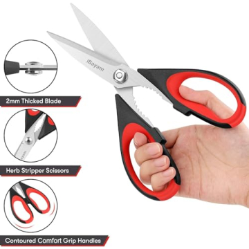 iBayam Heavy Duty Kitchen Scissors 2-Pack