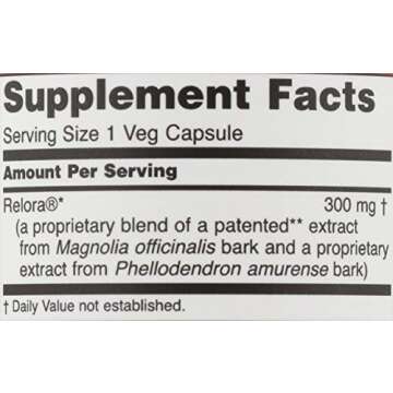 NOW FOODS Relora 300 mg Capsules for Stress Relief