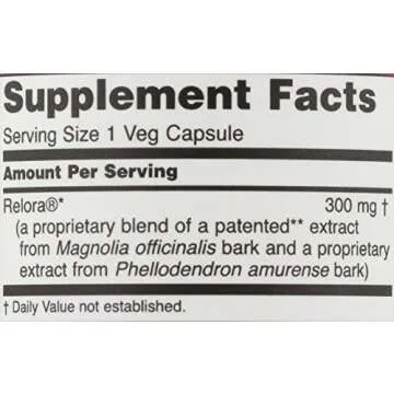 NOW FOODS Relora 300 mg Capsules for Stress Relief