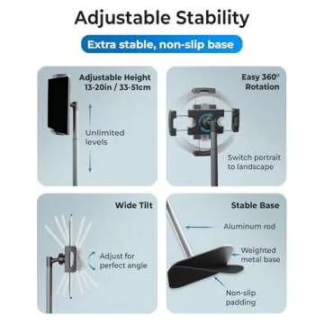 Cooper TabStand - Adjustable iPad Holder for Desk