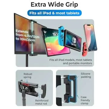 Cooper TabStand - Adjustable iPad Holder for Desk