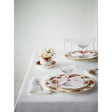 Royal Albert Old Country Roses Set of 4 Salad Plates, 8", Multi