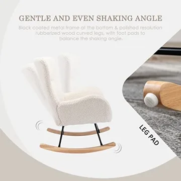 Qtivii Rocker Glider Chair: Stylish Nursery Comfort