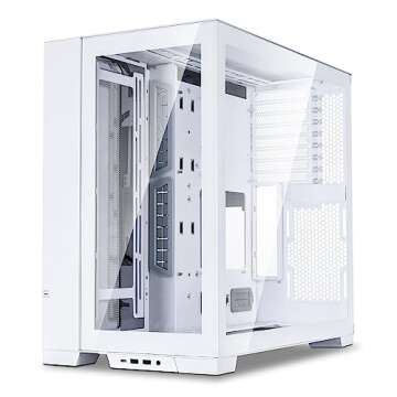Lian Li LI PC-O11 Dynamic EVO Snow White ATX Full Tower Gaming Computer Case - O11DEW