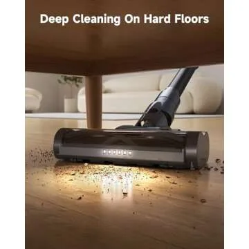 MIUZZY Cordless Vacuum, 30Kpa Suction, 50 Min Runtime