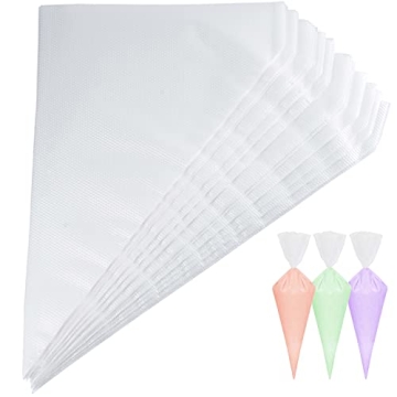 Disposable Piping Bags 12 Inch - 100 Pack