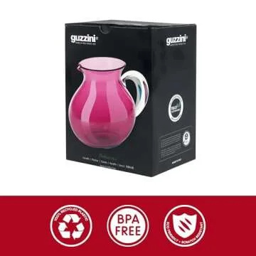 GUZZINI Dolcevita 64oz Pitcher - Eco-Friendly & Unbreakable