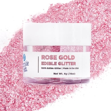 Sweets Indeed Pink Edible Glitter – Perfect for drinks and desserts