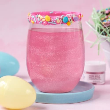 Sweets Indeed Pink Edible Glitter – Perfect for drinks and desserts