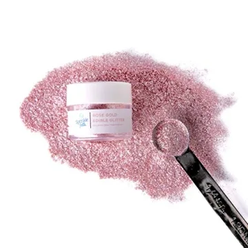 Sweets Indeed Pink Edible Glitter – Perfect for drinks and desserts