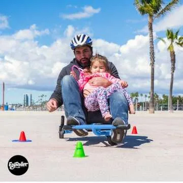 EzyRoller New Pro-X Ride On Toy for Kids and Adults - Blue
