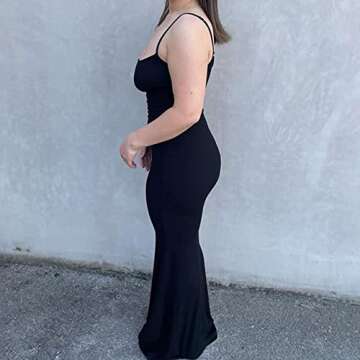 Women Spaghetti Strap Maxi Dress - Elegance & Comfort