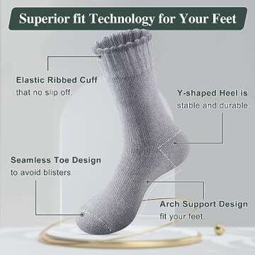 Annsuki Merino Wool Socks for Warm Comfort All Winter