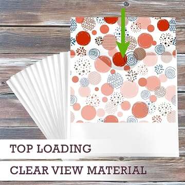 Samsill Scrapbook Organizer Folders 12x12, 12 Pack