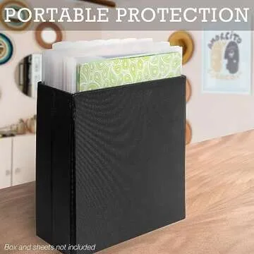 Samsill Scrapbook Organizer Folders 12x12, 12 Pack