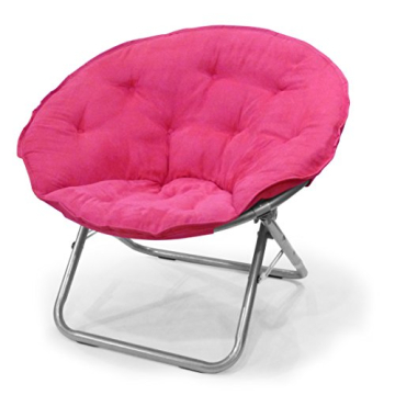 Urban Lifestyle Microsuede Saucer Chair - Comfortable & Colorful Lounge Chair