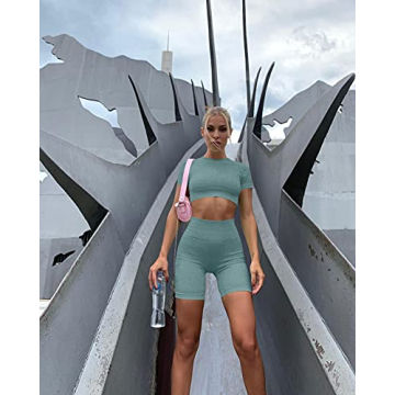 OYES OYS Dark Green Yoga Set for Women Workout Comfort