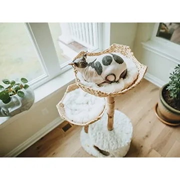 MAU Luxury Cat Tree for Large Cats, Elegant & Sturdy