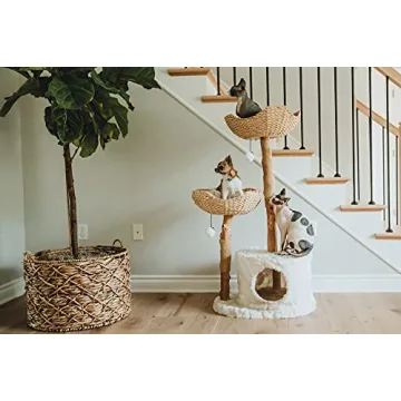 MAU Luxury Cat Tree for Large Cats, Elegant & Sturdy
