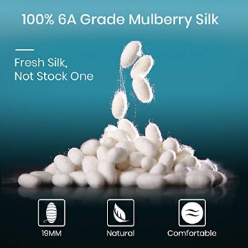 Mommesilk Mulberry Silk Pillowcase for Sensitive Skin