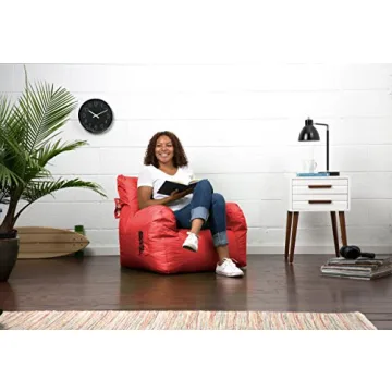 Big Joe Dorm Bean Bag Chair - Vibrant Red Comfort