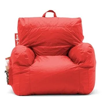 Big Joe Dorm Bean Bag Chair - Vibrant Red Comfort