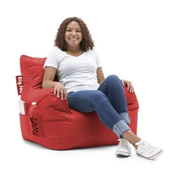 Big Joe Dorm Bean Bag Chair - Vibrant Red Comfort