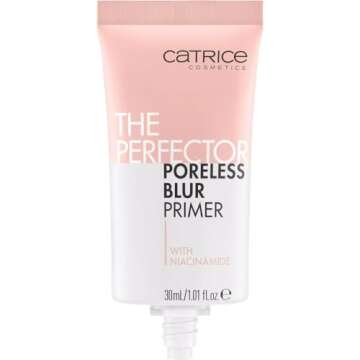 Catrice | The Perfector Poreless Blur Primer | Pore & Fine Line Refining Make Up Base with Niacinamide | Vegan & Cruelty Free | Made Without Gluten, Oil, Parabens, Phthalates, Microplastics & Alcohol.