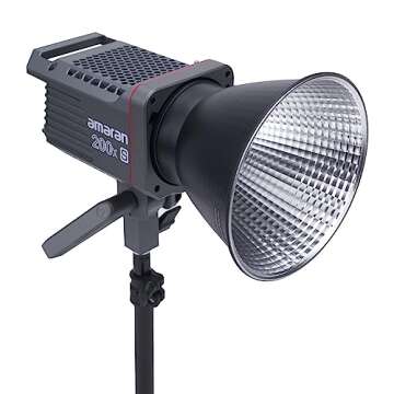 Aputure Amaran 200x S 200W Ultra-High SSI Bi-Color Bowens Mount Point-Source LED COB Light with Bluetooth App Control