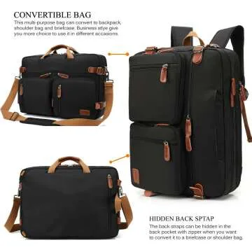 CoolBELL Multi-Functional Laptop Backpack for Travel