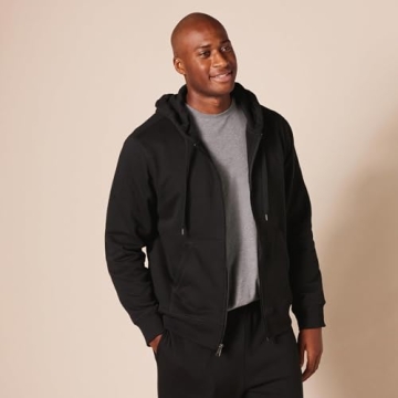 Amazon Essentials Men's Full-Zip Hoodie for All Seasons