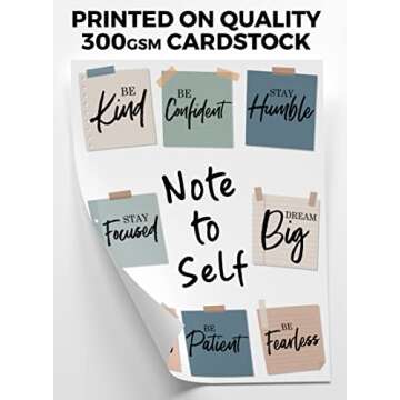Positive Affirmation Wall Decor for Home or Office