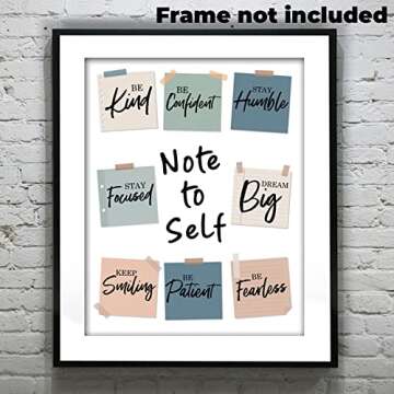 Positive Affirmation Wall Decor for Home or Office