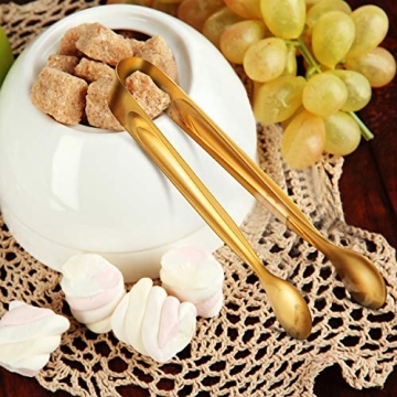 Gejoy 12 Mini Tongs for Perfect Serving Needs