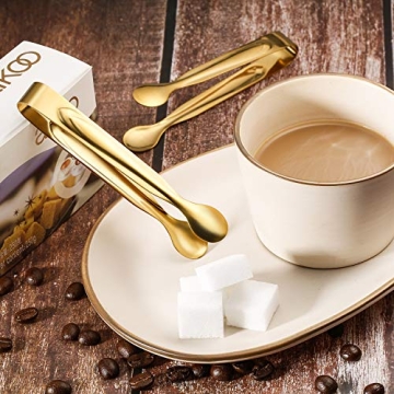 Gejoy 12 Mini Tongs for Perfect Serving Needs