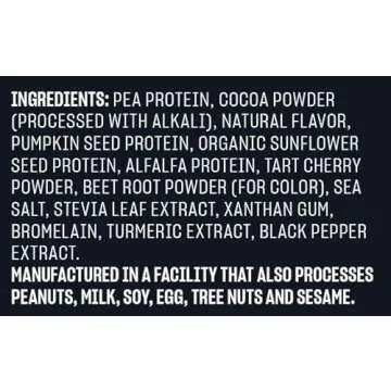 Vega Sport Protein Powder Chocolate (14 servings, 21.7 oz) - Plant-Based Vegan Protein Powder, BCAAs, Amino Acid, tart cherry, Non Dairy, Gluten Free, Non GMO (Packaging May Vary)