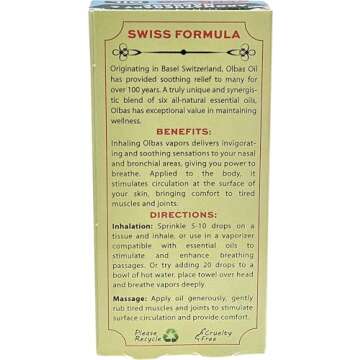 OLBAS Massage and Aromatherapy Oil, 1.01 FZ