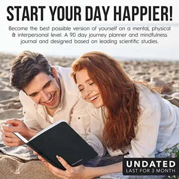 Gratitude Journal for Self Care & Positivity | 90-Day Planner