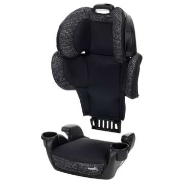 Evenflo GoTime LX Booster Car Seat for Kids Safety & Comfort
