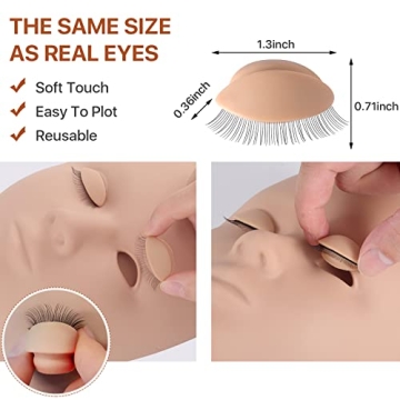 Pretty Memory Lash Mannequin Head for Beauty Training