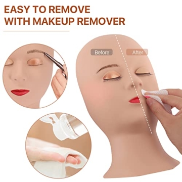 Pretty Memory Lash Mannequin Head for Beauty Training
