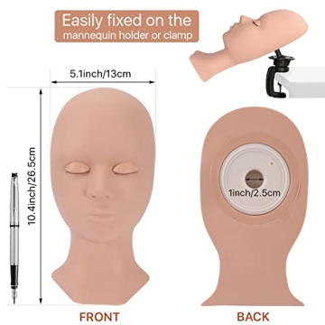 Pretty Memory Lash Mannequin Head for Beauty Training