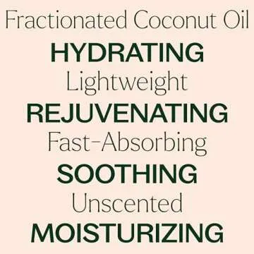 Plant Therapy Fractionated Coconut Oil for Skin, Hair, Body, Face, Diluted Essential Oils, 100% Pure, Natural Moisturizer, Massage & Aromatherapy for Men and Women Liquid Carrier Oil 16 oz
