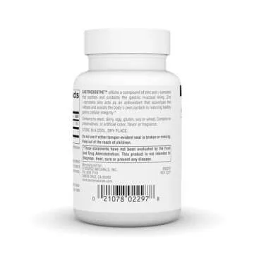 Source Naturals GastricSoothe Zinc L-Carnosine 120 Veggie Caps